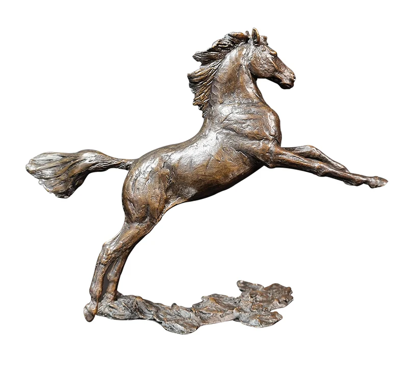 Solid Bronze Horse Free Spirit (1172)