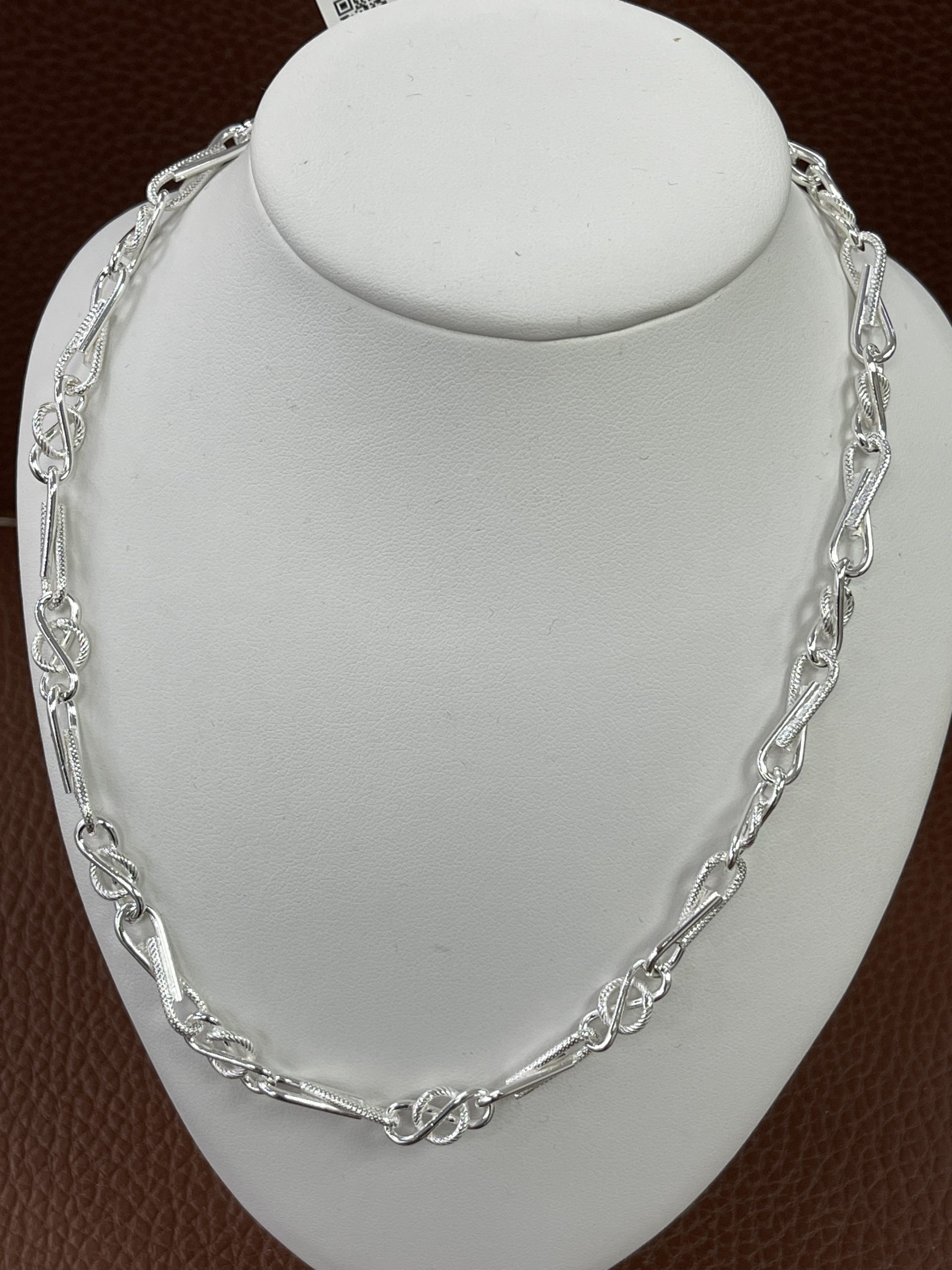 Sterling Silver Celtic Twist Necklace Chain