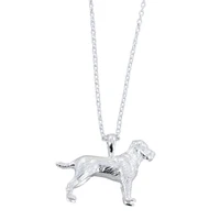 Sterling Silver Classic Labrador Pendant