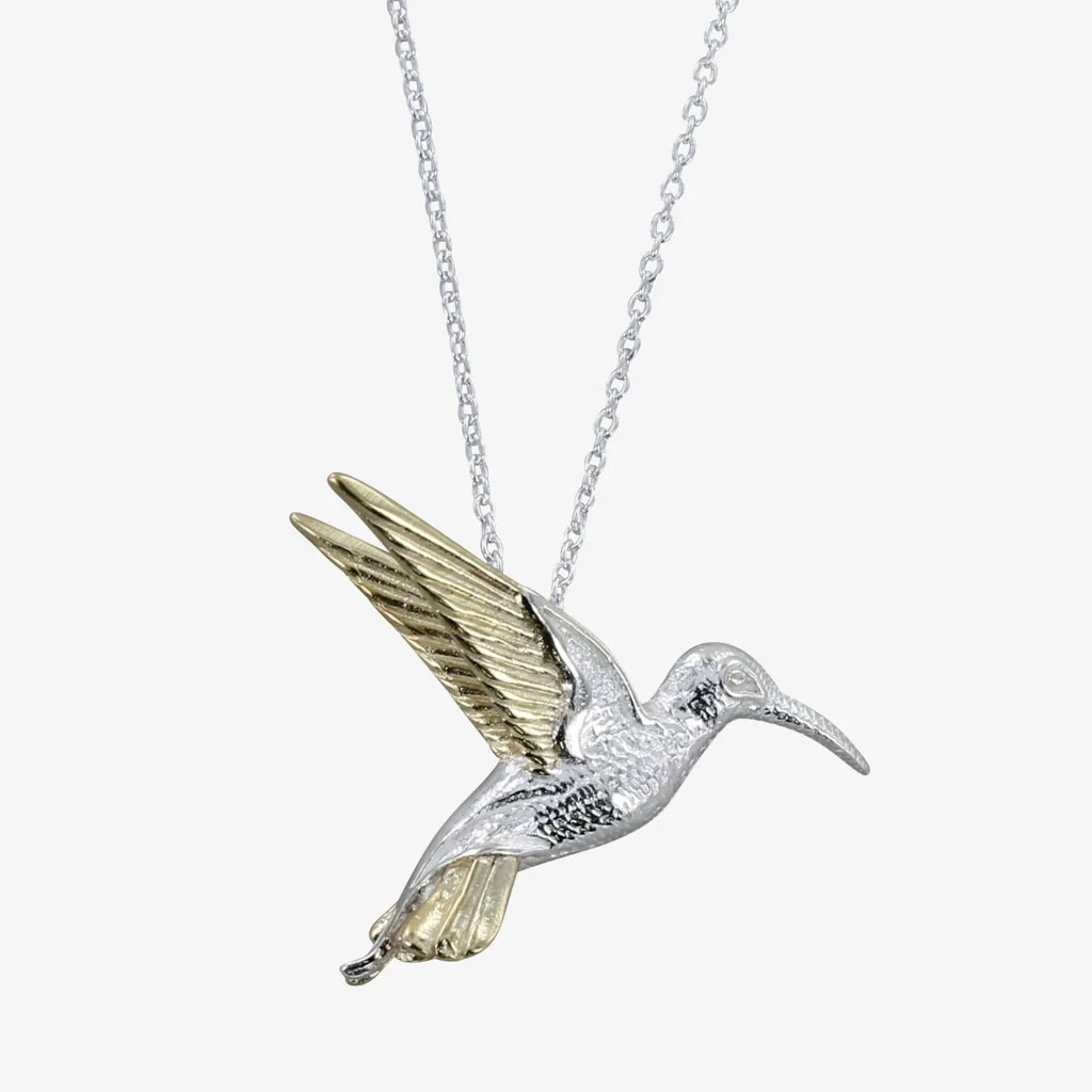 Sterling Silver Hummingbird Pendant