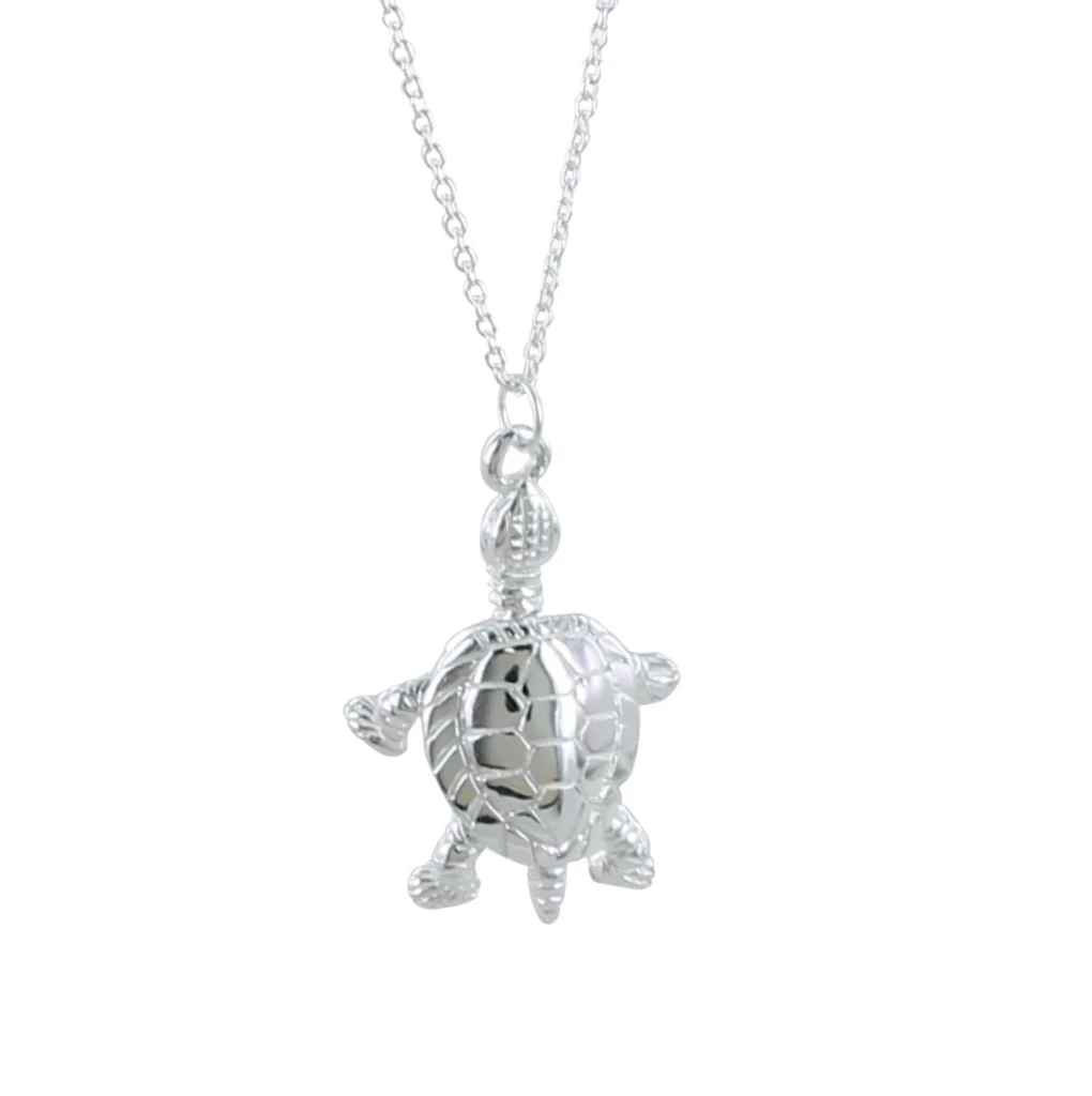 Sterling Silver Turtle Pendant